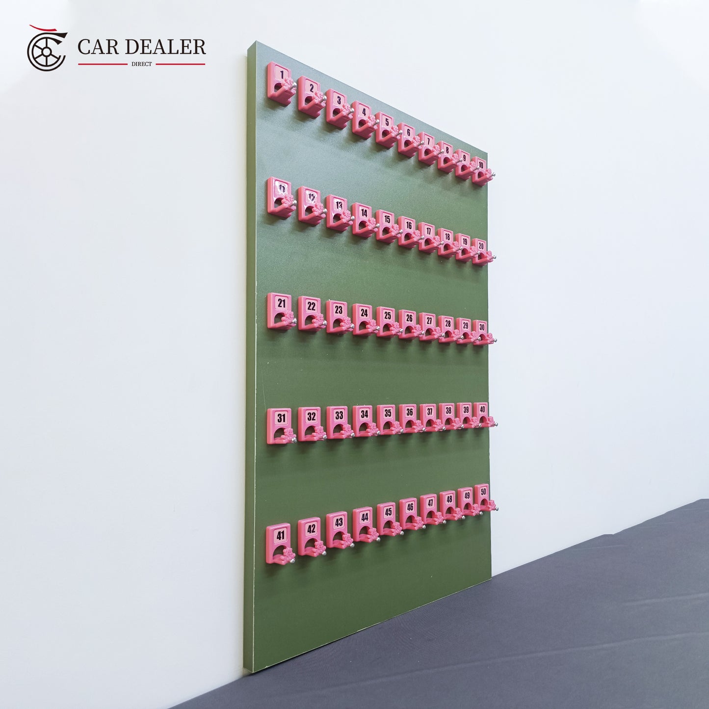 50 Pet-themed Hooks Wooden Car Key Hook Board