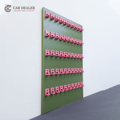 50 Pet-themed Hooks Wooden Car Key Hook Board