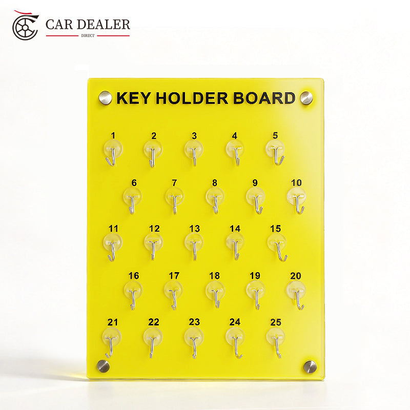 25 Hook PC Key Holder Board for Dealerships & Facilities