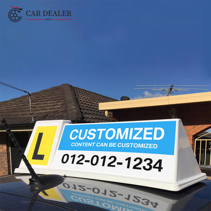 L72 Car Roof Advertising Sign High Visibility Magnetic Cones Car Top Hat