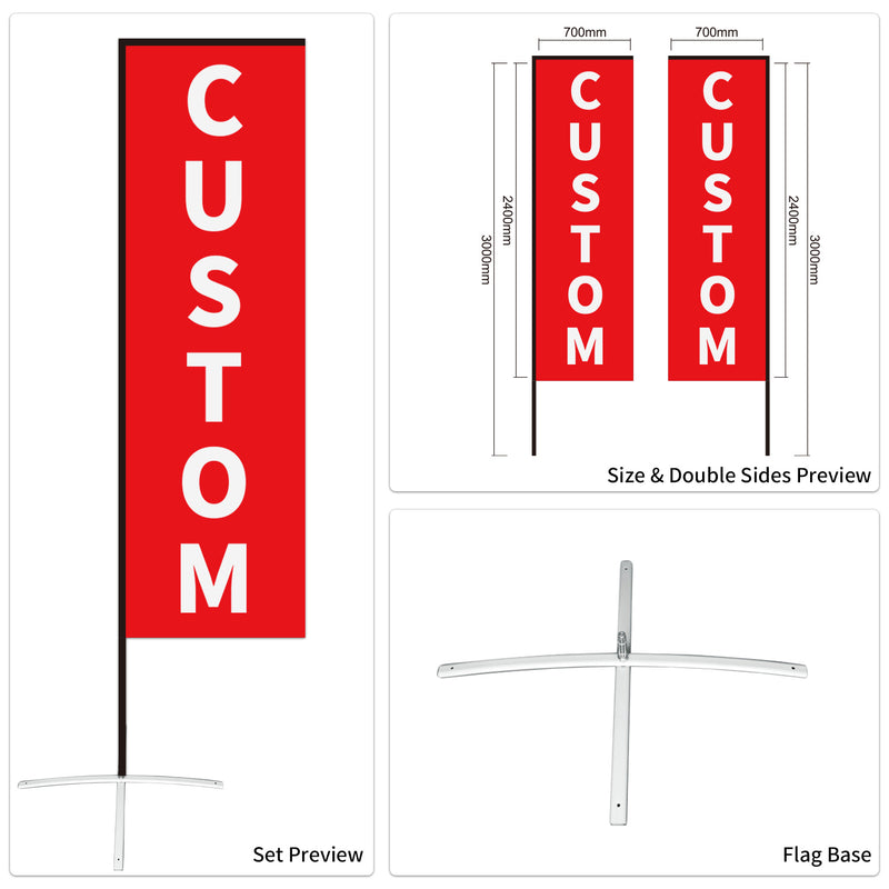 Car Dealership Used Car Advertising Flag