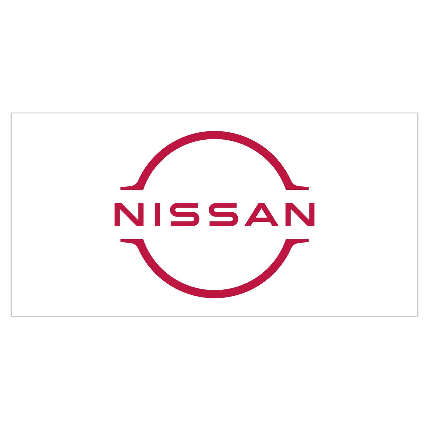 Nissan Car Dealer Banner Horizontal Flag