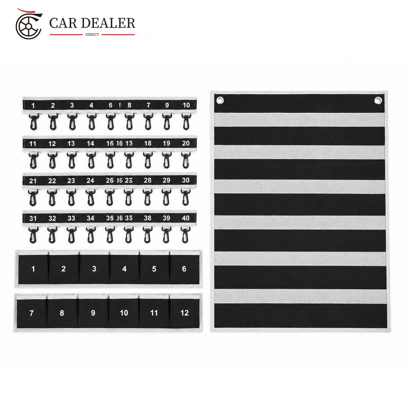 Rollable Key Case Organizer With Pocket