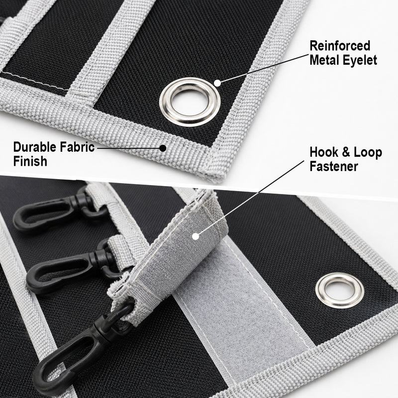 Rollable Key Case Organizer With Pocket