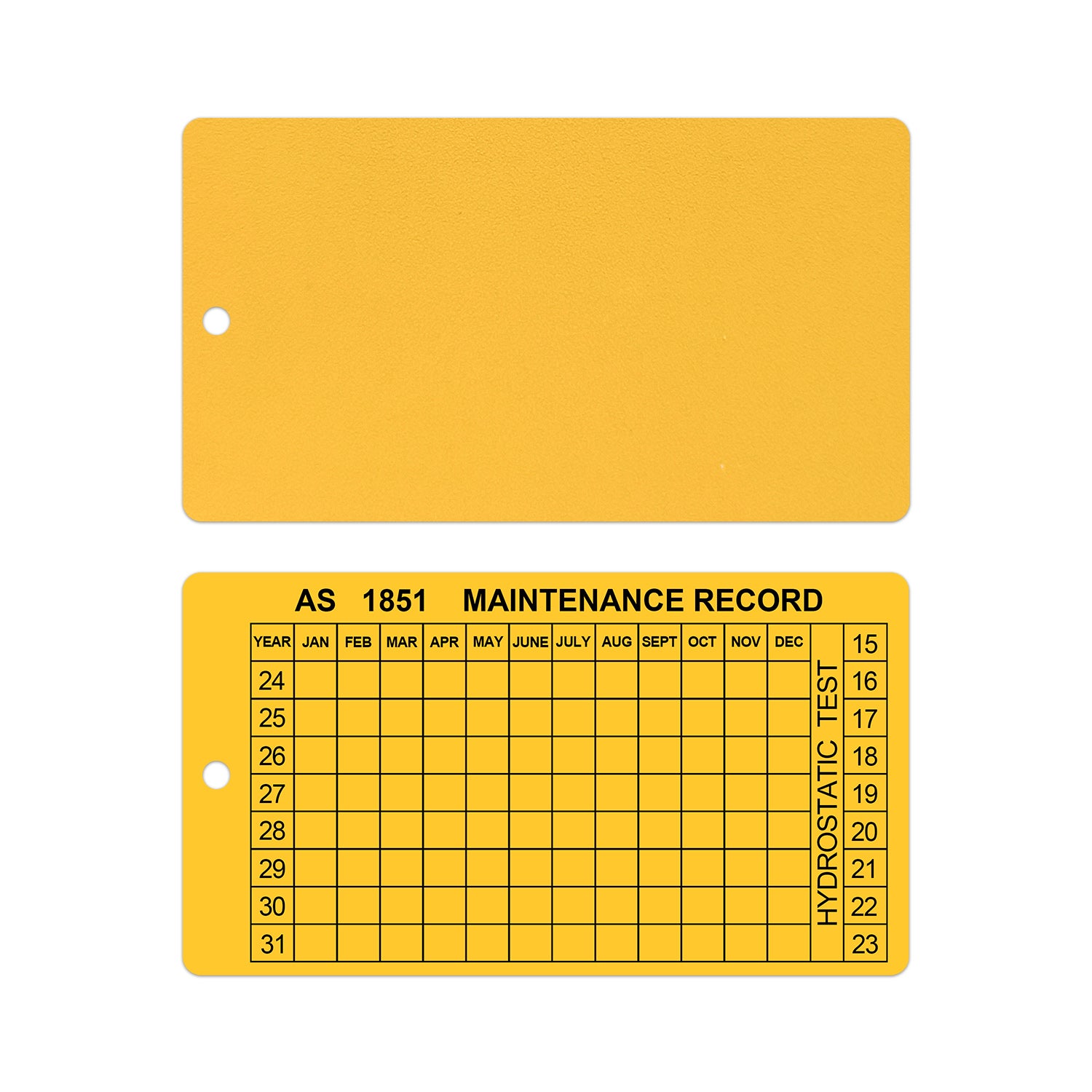 Maintenance Record Tags – Australia Cardealer-Direct