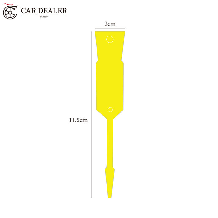 Custom Automotive Yellow Plastic Key Identification Tags — Australia ...