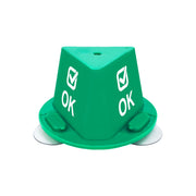 Auto Workshop Magnetic Service Control Caps Green Ok