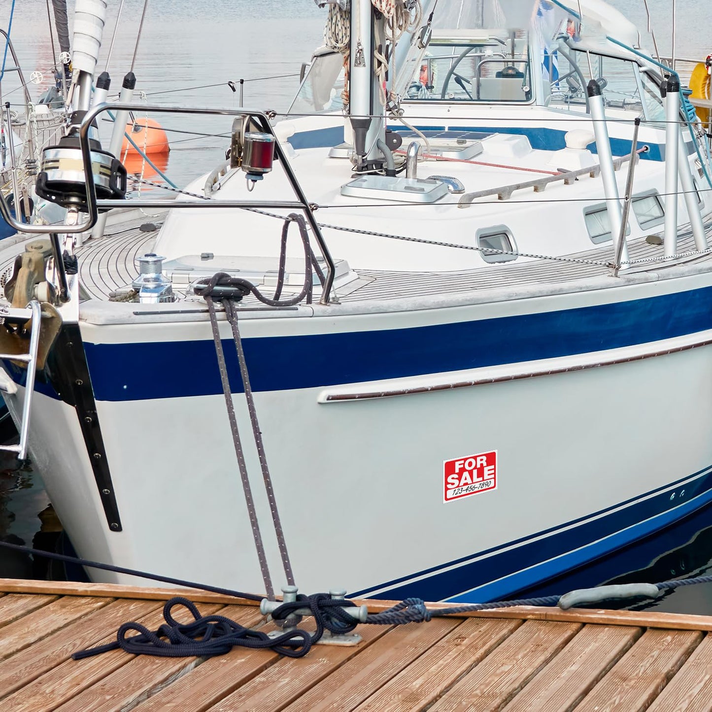 Sale Sign for Car – 50/100PCS 10x7 Inch/25.4x17.8cm Premium Vinyl Decals – Weatherproof Self-Adhesive Stickers