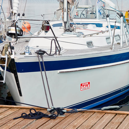 Sale Sign for Car – 50/100PCS 10x7 Inch/25.4x17.8cm Premium Vinyl Decals – Weatherproof Self-Adhesive Stickers