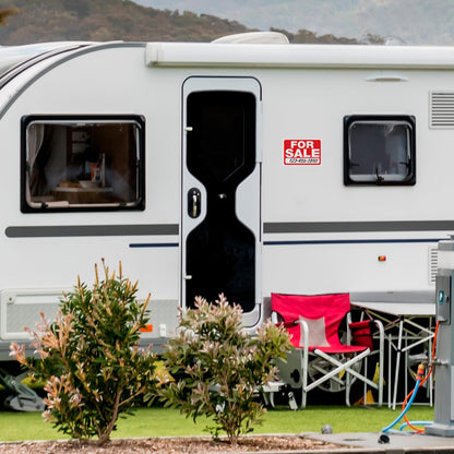 Sale Sign for Car – 50/100PCS 10x7 Inch/25.4x17.8cm Premium Vinyl Decals – Weatherproof Self-Adhesive Stickers