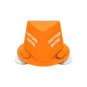 Car Roof Hat Supplier Orange Customer Waiting