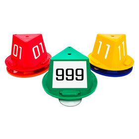 Magnetic Car Roof Number Hats - Pack of 10