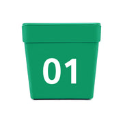 Car Top Number Hat Green 01