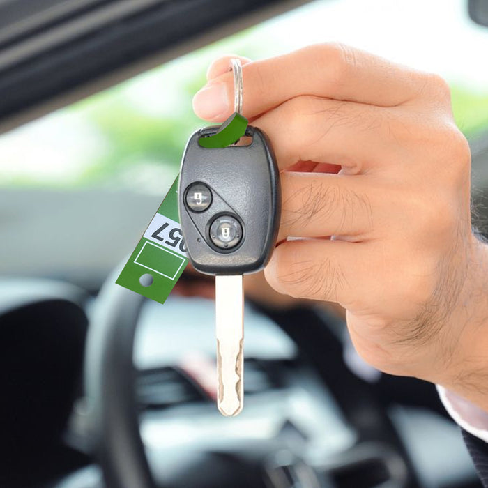 Key Tag Car Spring Custom Car Dealer Use PVC Plastic Key Tag Set — Australia Cardealer-Direct