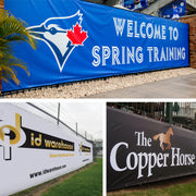 custom mesh banners