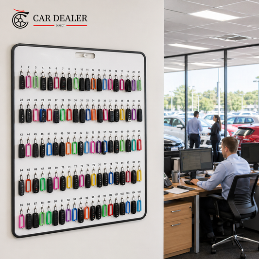 105 Hooks Wooden Car Key Hook Board