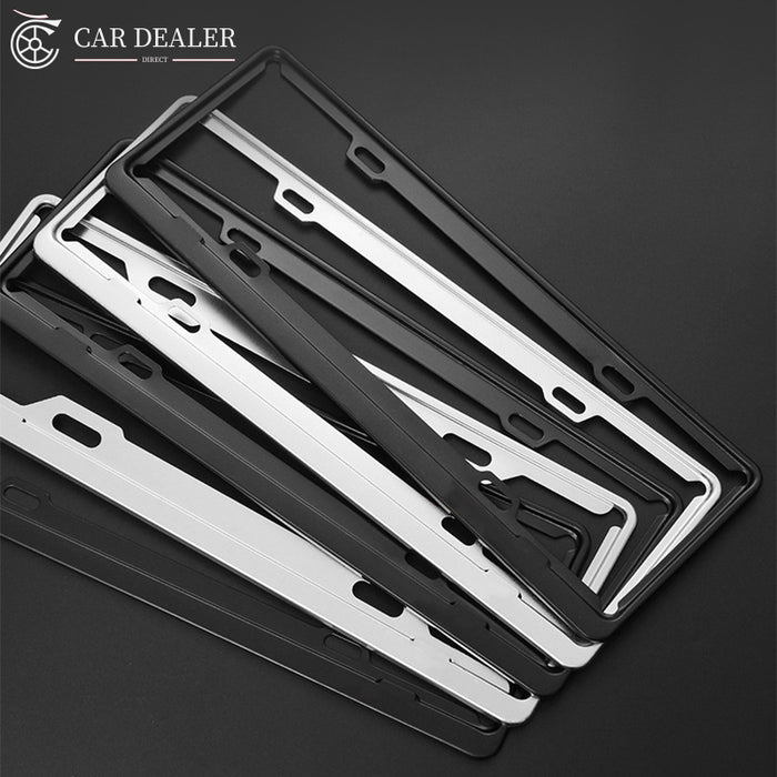 Custom Number Bracket Black Front License Plate Frames — Australia