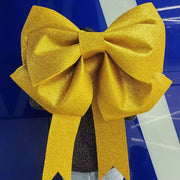 Gold anti-scratch magnetic EVA car delivery bow for vehicle handovers