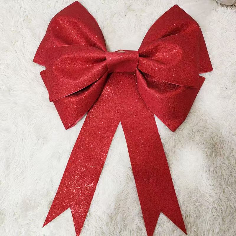 Red anti-scratch magnetic EVA car delivery bow for vehicle handovers