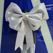 Silver anti-scratch magnetic EVA car delivery bow for vehicle handovers