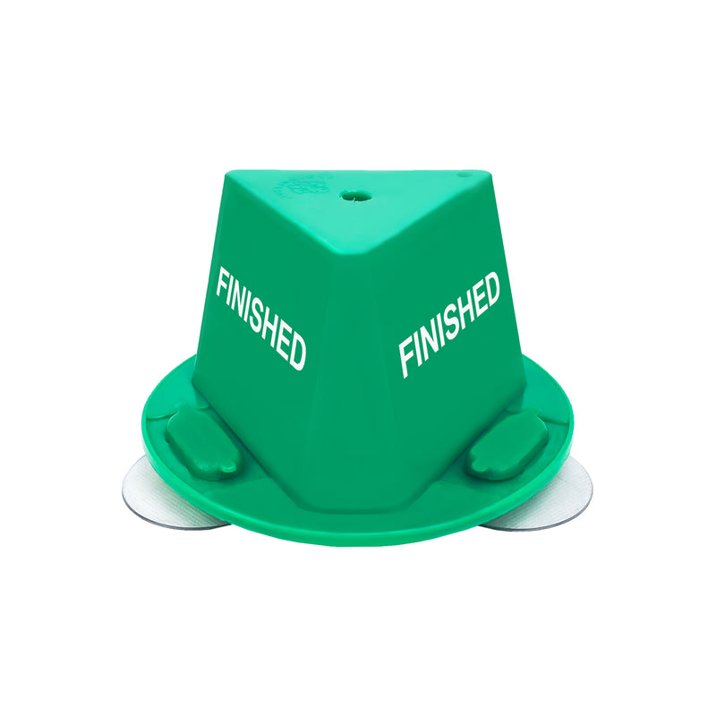 Magnetic Service Control Caps Green Finished