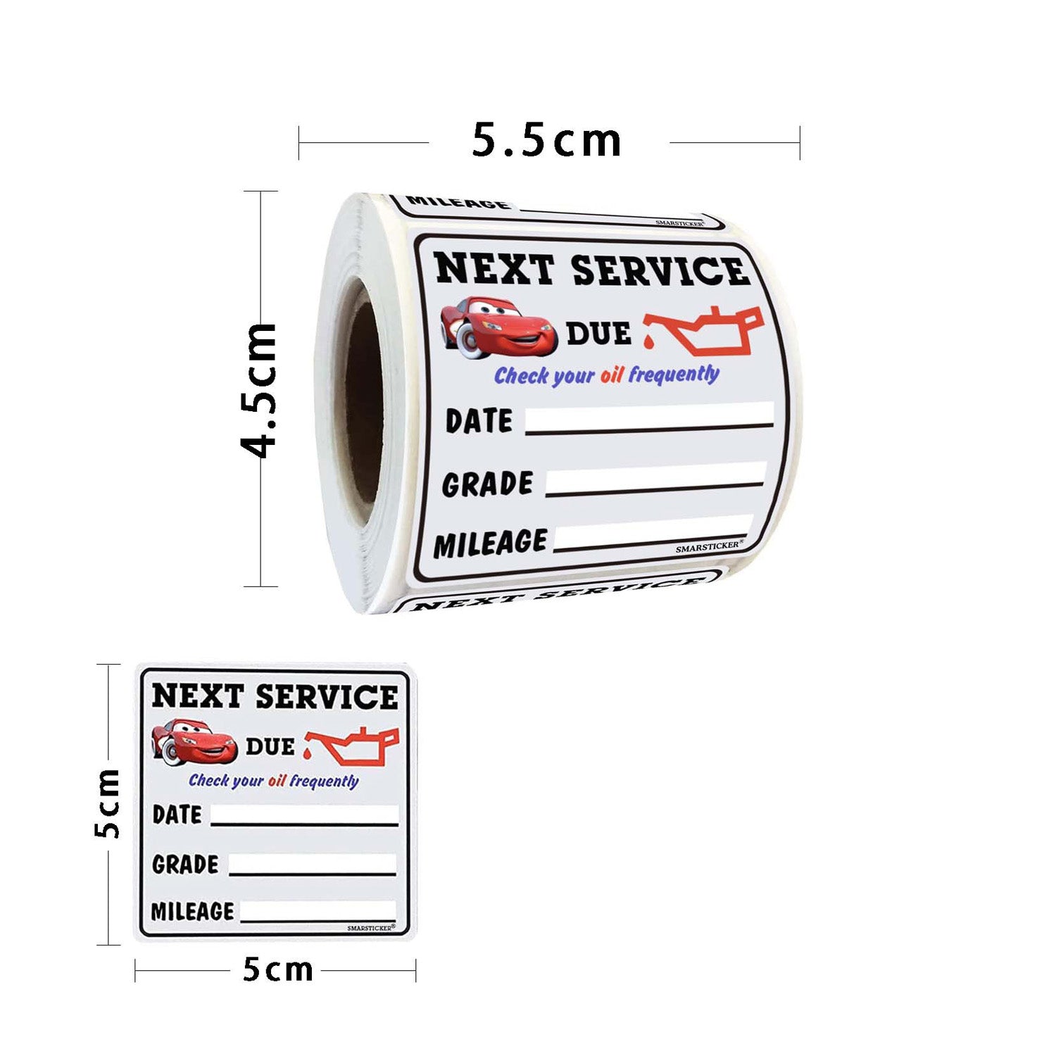 Vehicle Oil Change Stickers Car Repair Reminder Sticker — Australia ...