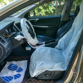 Disposable Floor Mat Car Seat Cover (5 In 1)