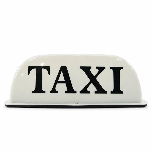 Compact 12V LED Magnetic Taxi Roof Signs – 5 Pack