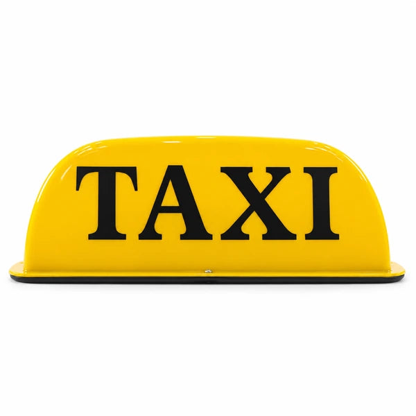 Compact 12V LED Magnetic Taxi Roof Signs – 5 Pack