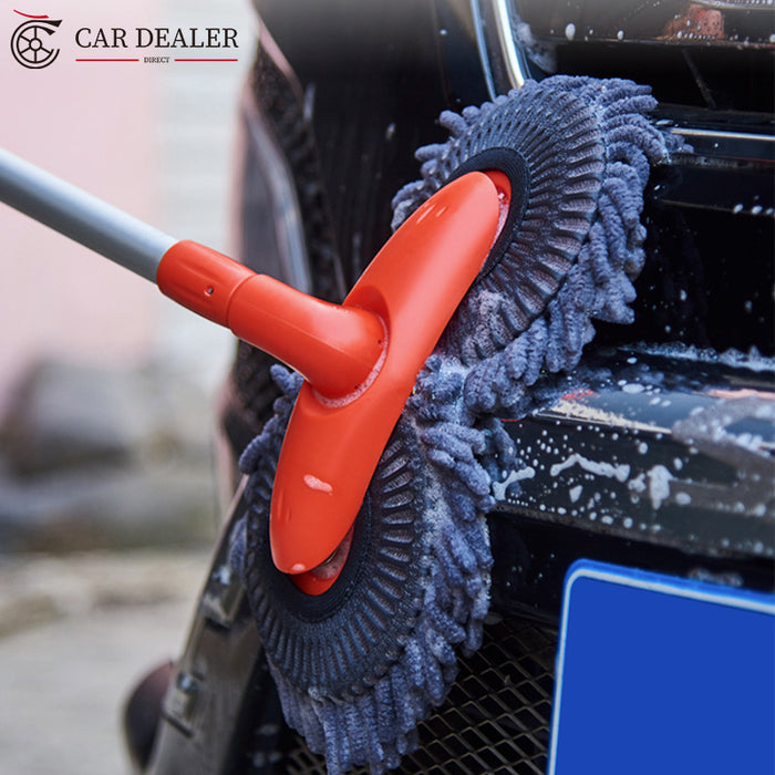 Telescopic Car Wash Broom Brush With Handle — Australia CardealerDirect