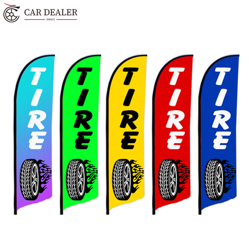 Tire Sale Feather Swooper Flag