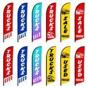 Trucks Sales Swooper Feather Flag